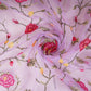 Lavender French Knot Embroidery Organza Fabric GTS-30497
