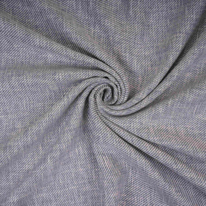 Blue With White Solid Linen Jute Fabric RS-32303 - TradeUNO