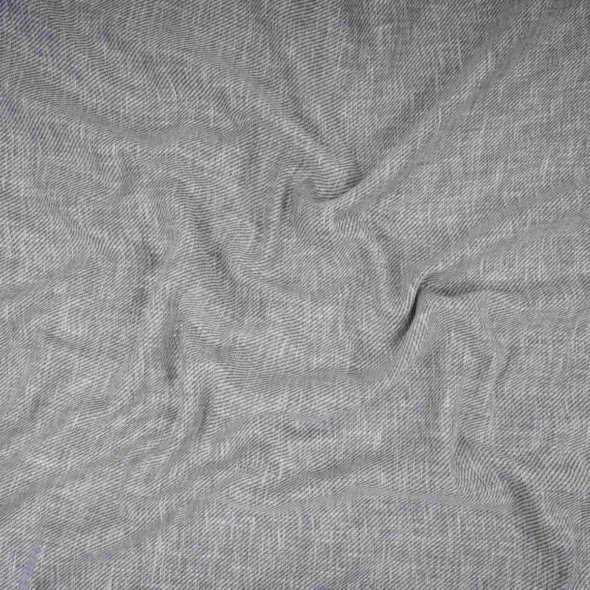 Blue With White Solid Linen Jute Fabric RS-32303 - TradeUNO
