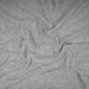 Blue With White Solid Linen Jute Fabric RS-32303 - TradeUNO