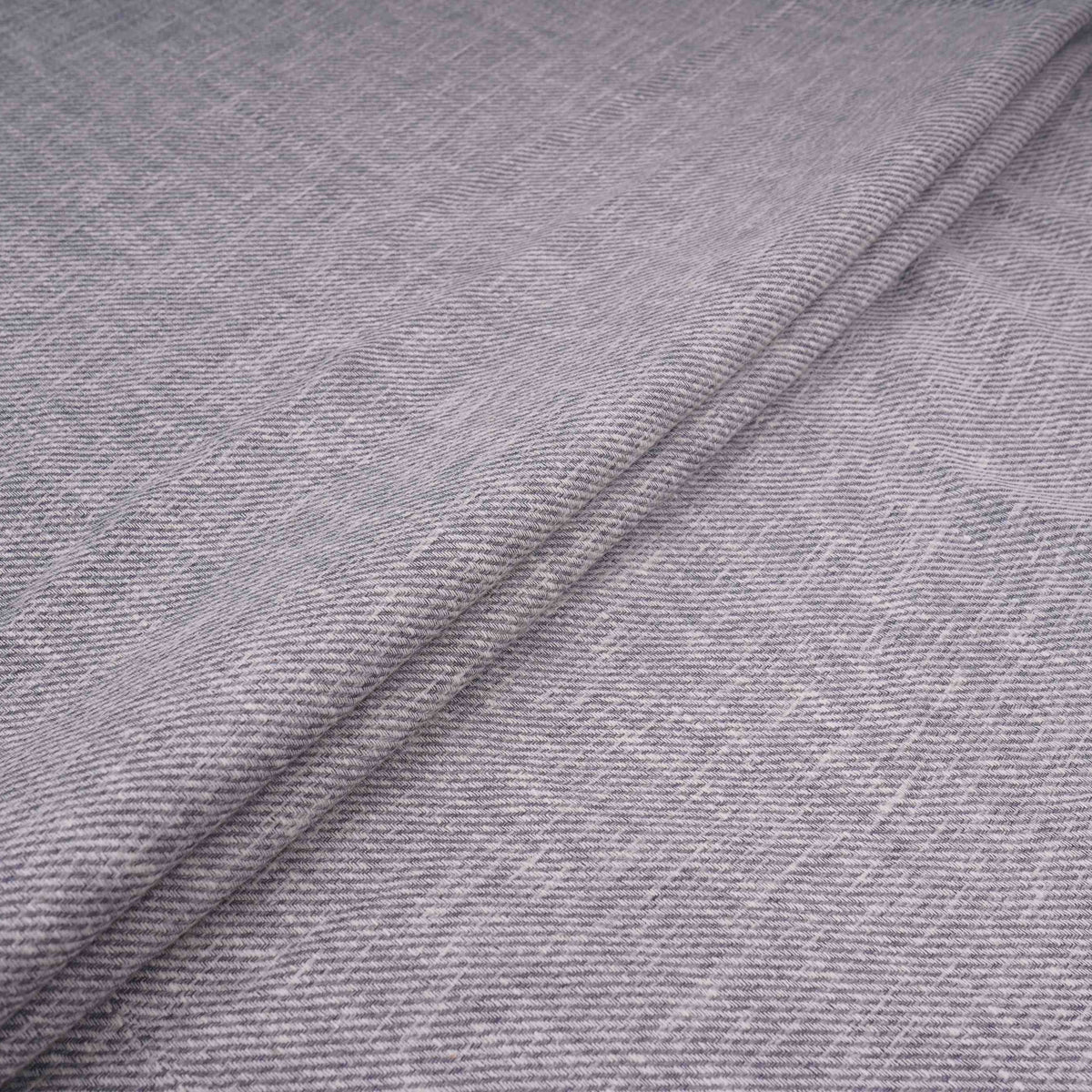 Blue With White Solid Linen Jute Fabric RS-32303 - TradeUNO