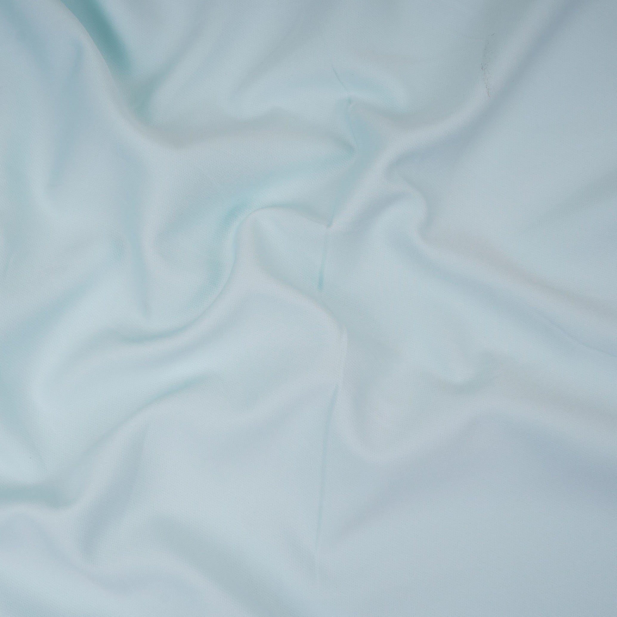 Sky Blue Solid Banana Crepe Fabric LIB-07 - TradeUNO