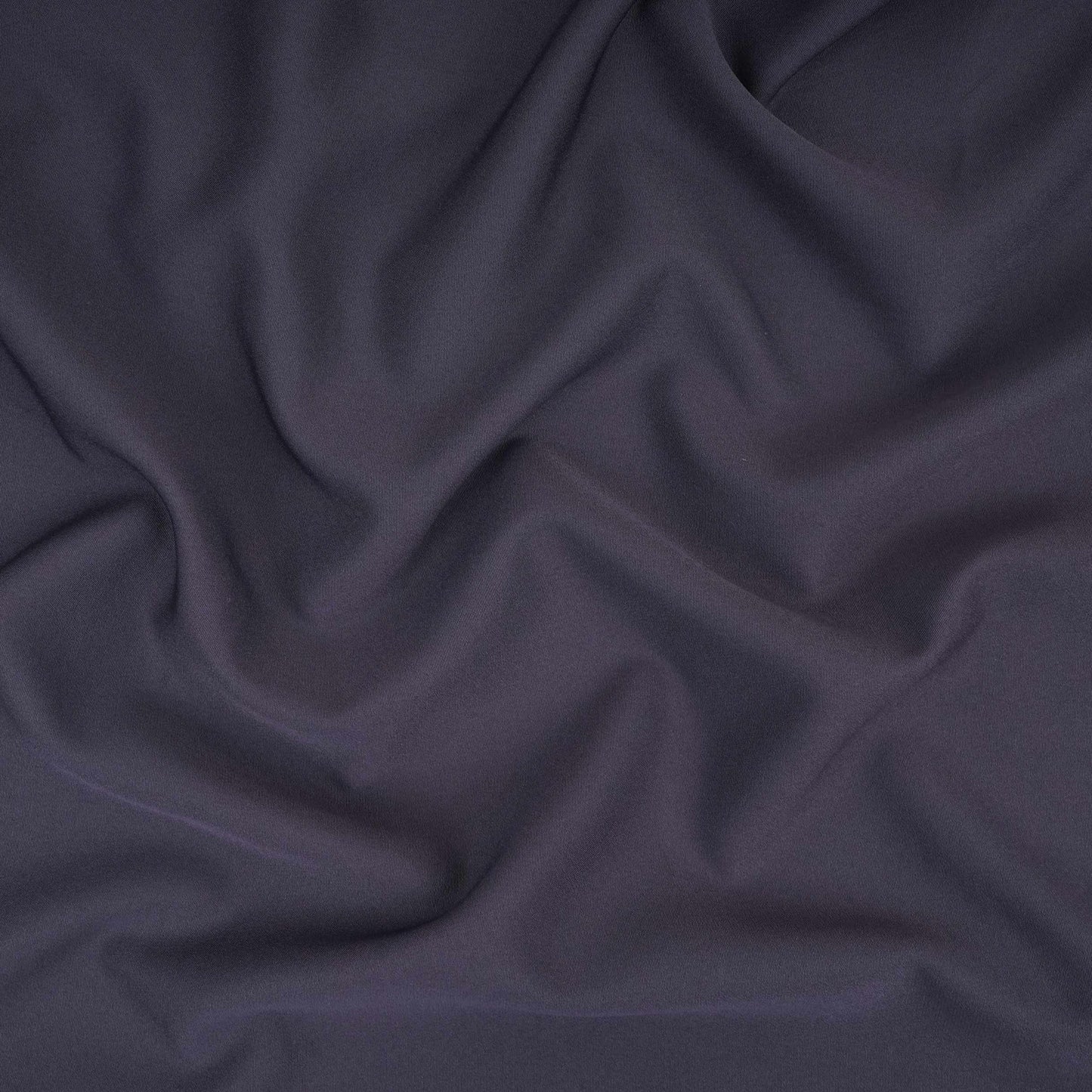 Graphite Grey Solid Banana Crepe Fabric LIB-06