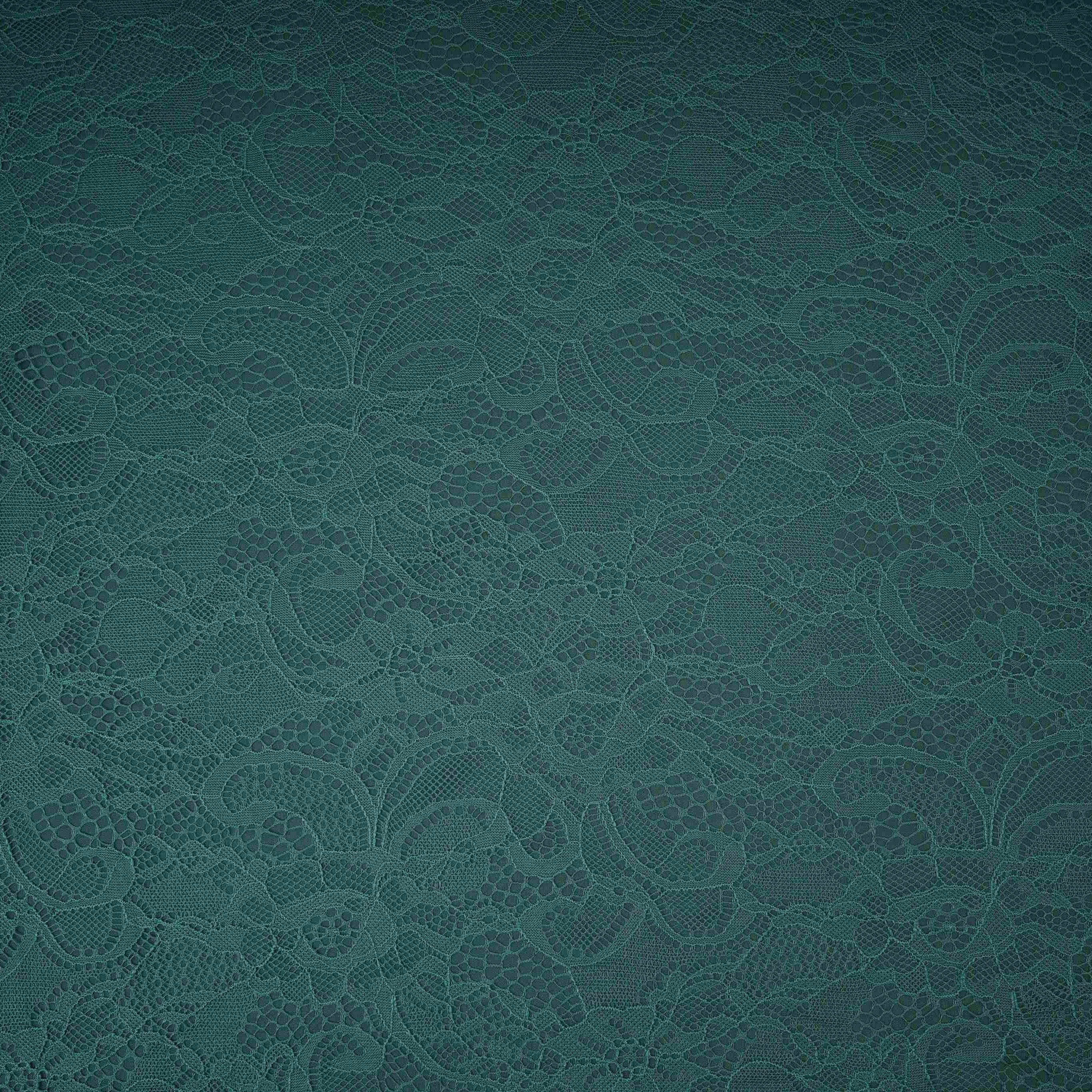 Green Floral Embroidery Lace Fabric LI-32191 - TradeUNO
