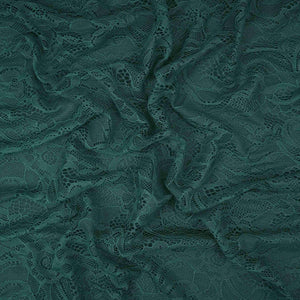 Green Floral Embroidery Lace Fabric LI-32191 - TradeUNO