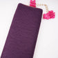 Purple Floral Embroidery Lace Fabric LI-32190