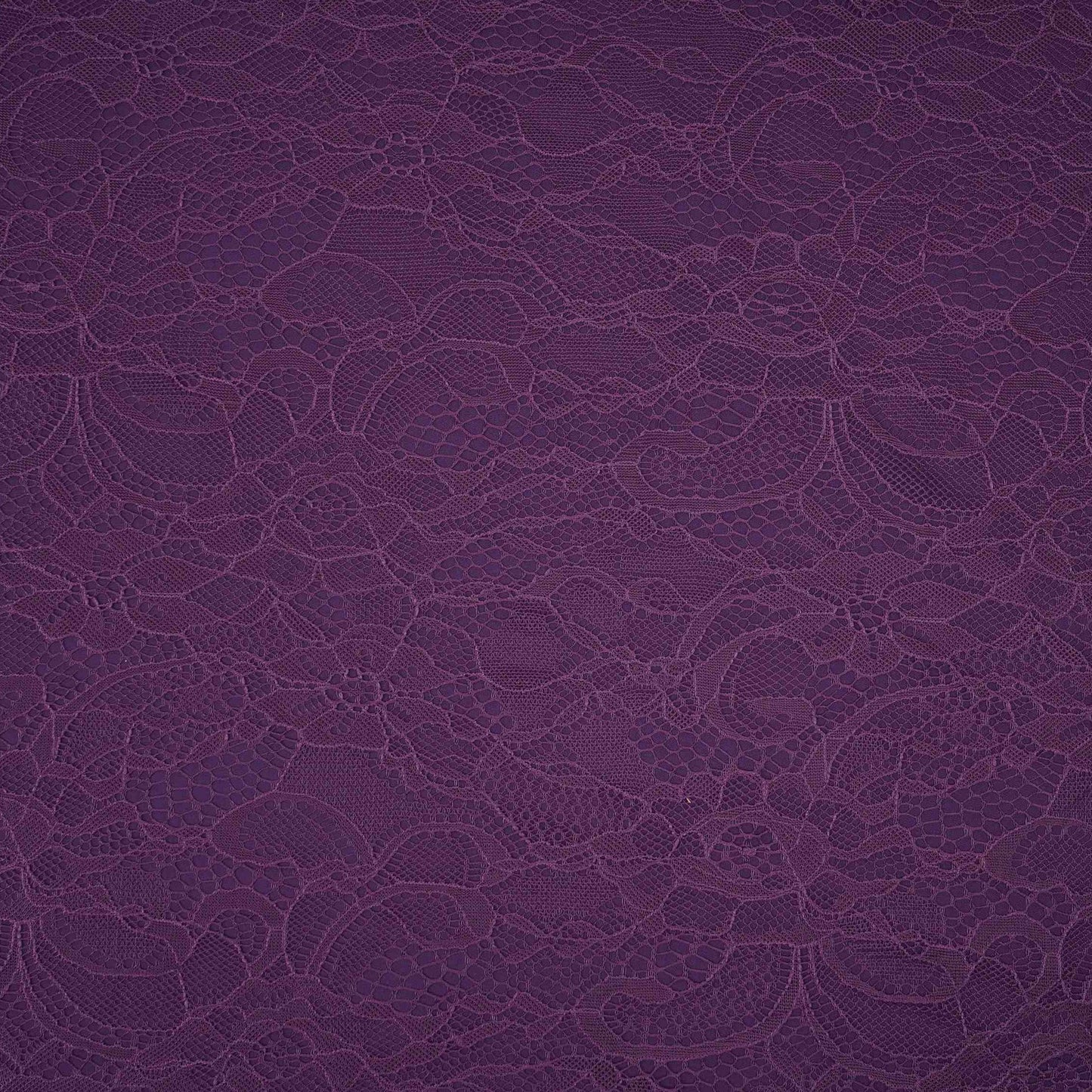 Purple Floral Embroidery Lace Fabric LI-32190