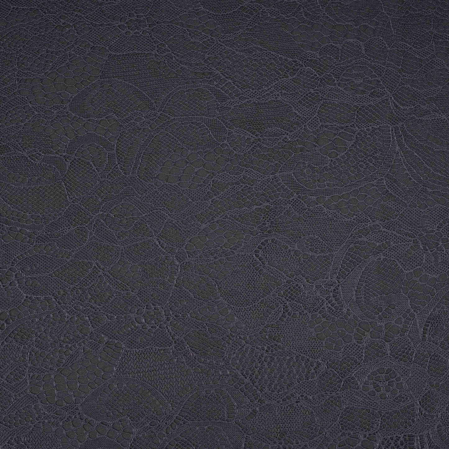 Black Floral Embroidery Lace Fabric LI-32187