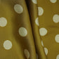Mehendi Green With Cream Polka Dot Modal Satin Fabric VP-32356