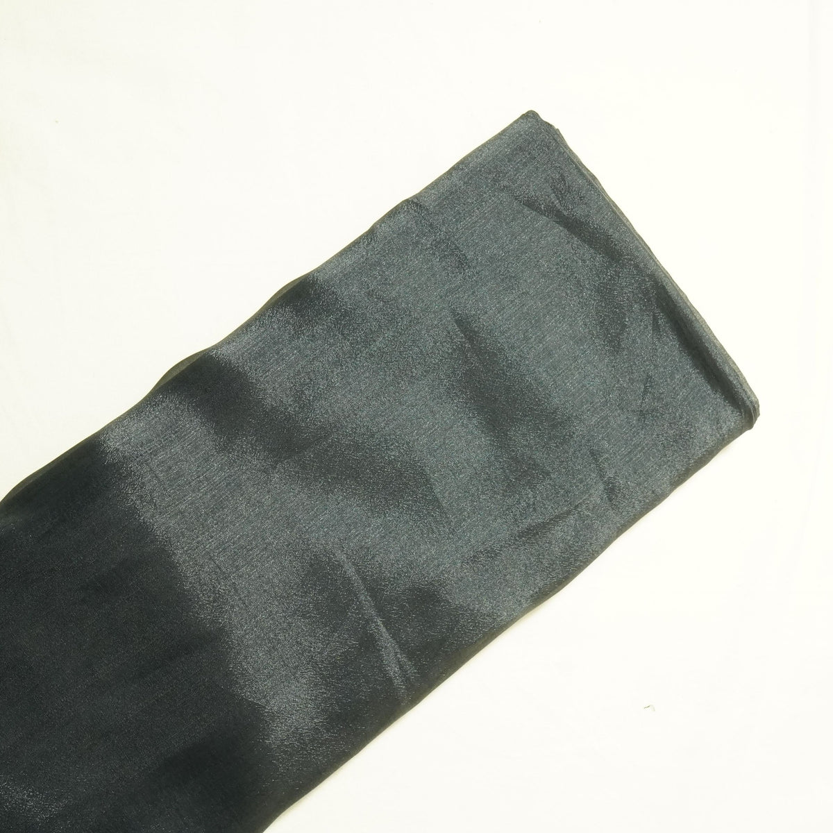 Slate Grey Solid Tissue Fabric