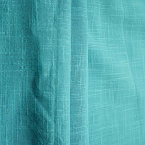 Sky Blue Solid Fabric Cotton Linen Slub SH-17224 – image 4 of 4