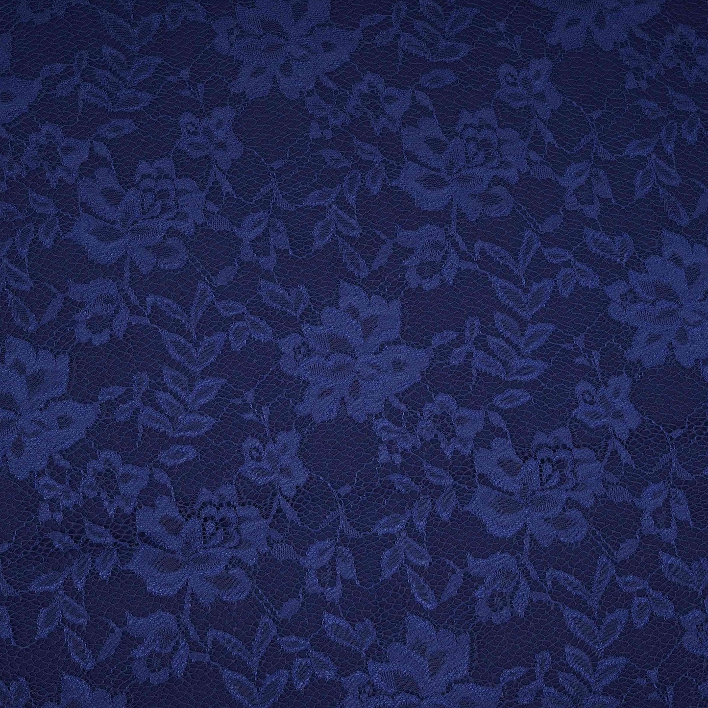 Blue Floral Embroidery Lace Fabric LI-32185