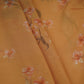 Mustard Floral Print Georgette Fabric VP-32363