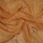 Mustard Floral Print Georgette Fabric VP-32363