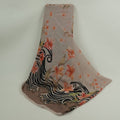 Greige Floral Print Georgette Fabric VP-32361
