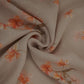 Greige Floral Print Georgette Fabric VP-32361