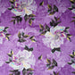 Violet Floral Print Cotton Mulmul Fabric PG-30383
