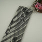 Black With Cream Floral Print Georgette Fabric VP-32360
