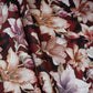 Dark Maroon with Light Pink Floral Print Cotton Mulmul Fabric PG-30476