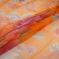Mustard Yellow floral print 22gm Pure Silk Organza Fabric GTS-31139