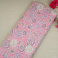 Pink Paisley Print Cotton Mulmul Fabric PG-30465