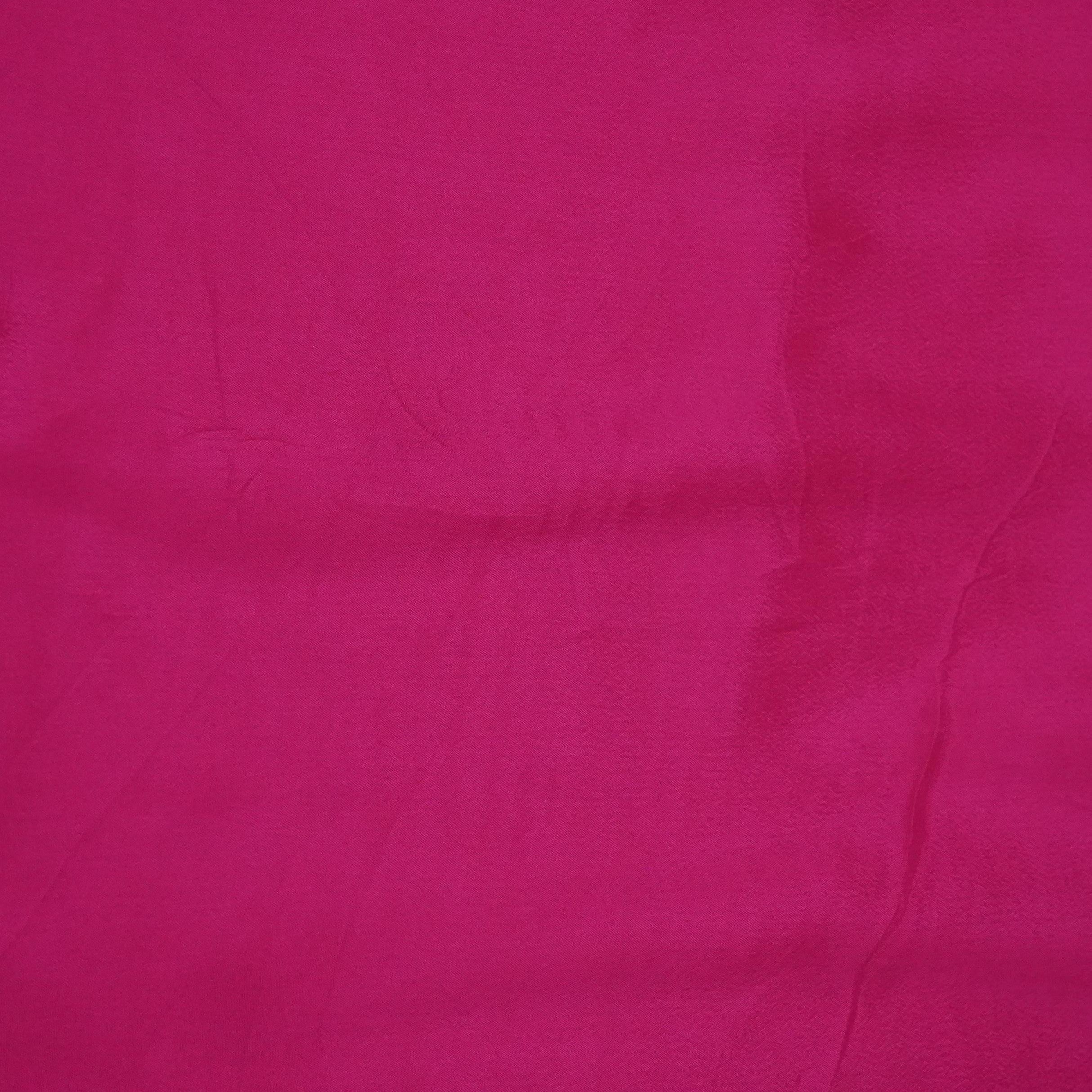 Magenta Pink Solid Chinon Fabric NFC-10 - TradeUNO