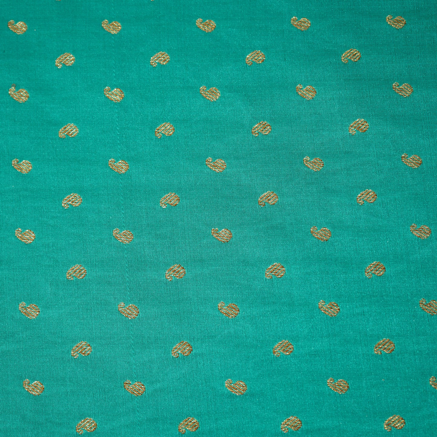 Green Banarasi Brocade Fabric 19210
