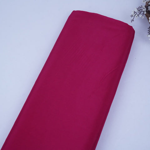 Magenta Pink Solid Chinon Fabric NFC-10
