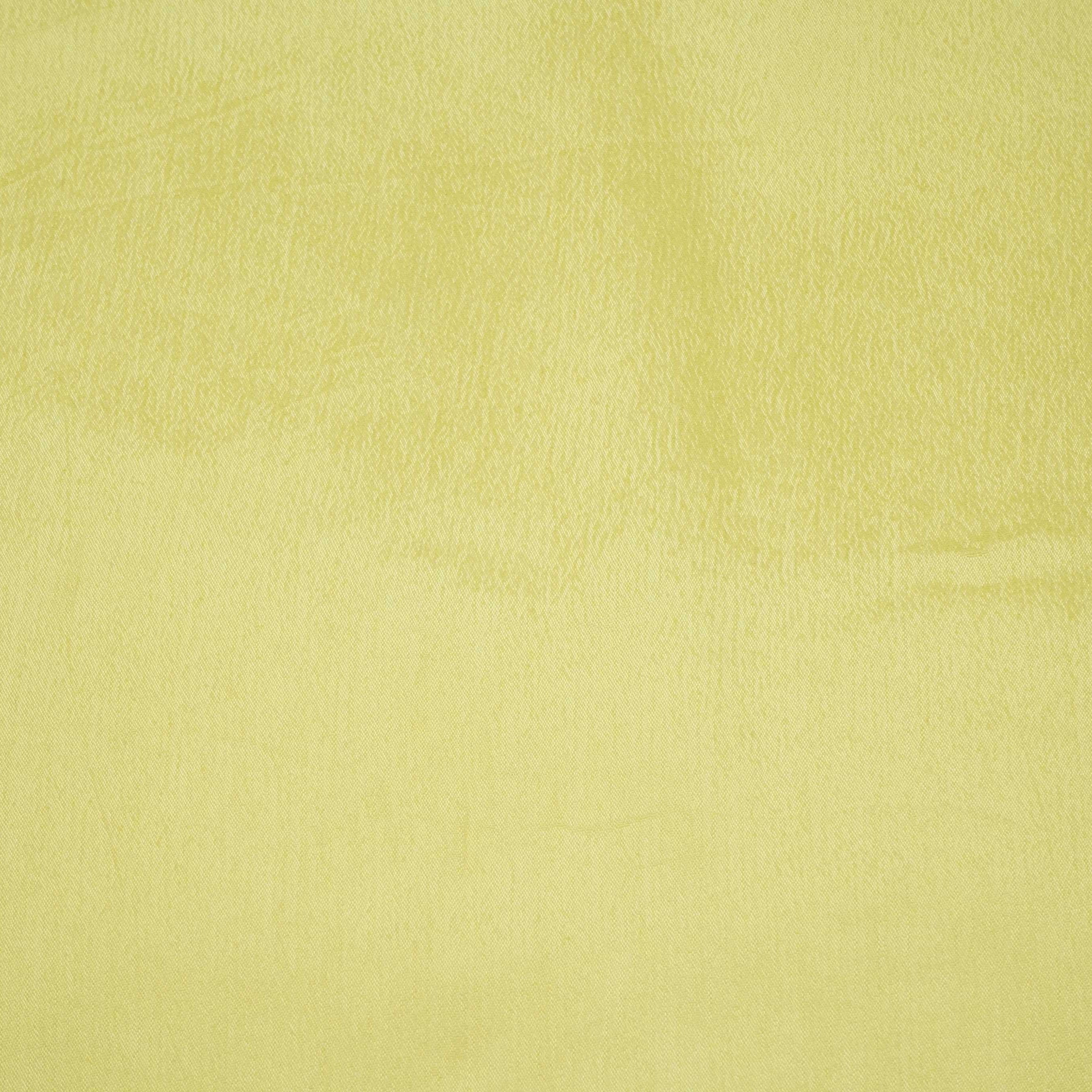 Lemon Yellow Solid Chinon Fabric NFC-16 - TradeUNO