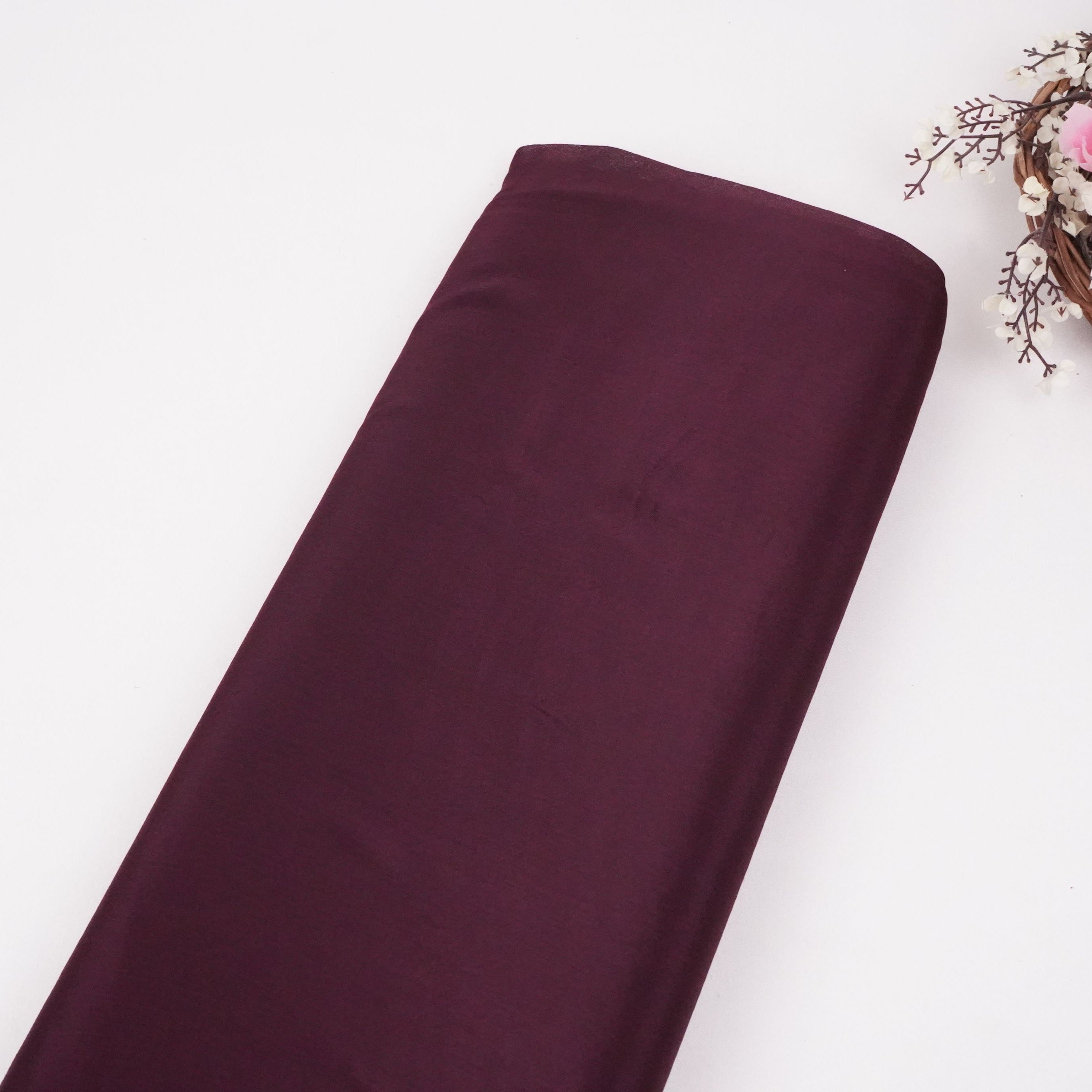 Wine Solid Chinon Fabric NFC-04 - TradeUNO