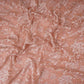 Peach Floral Embroidery Lace Fabric LI-32183