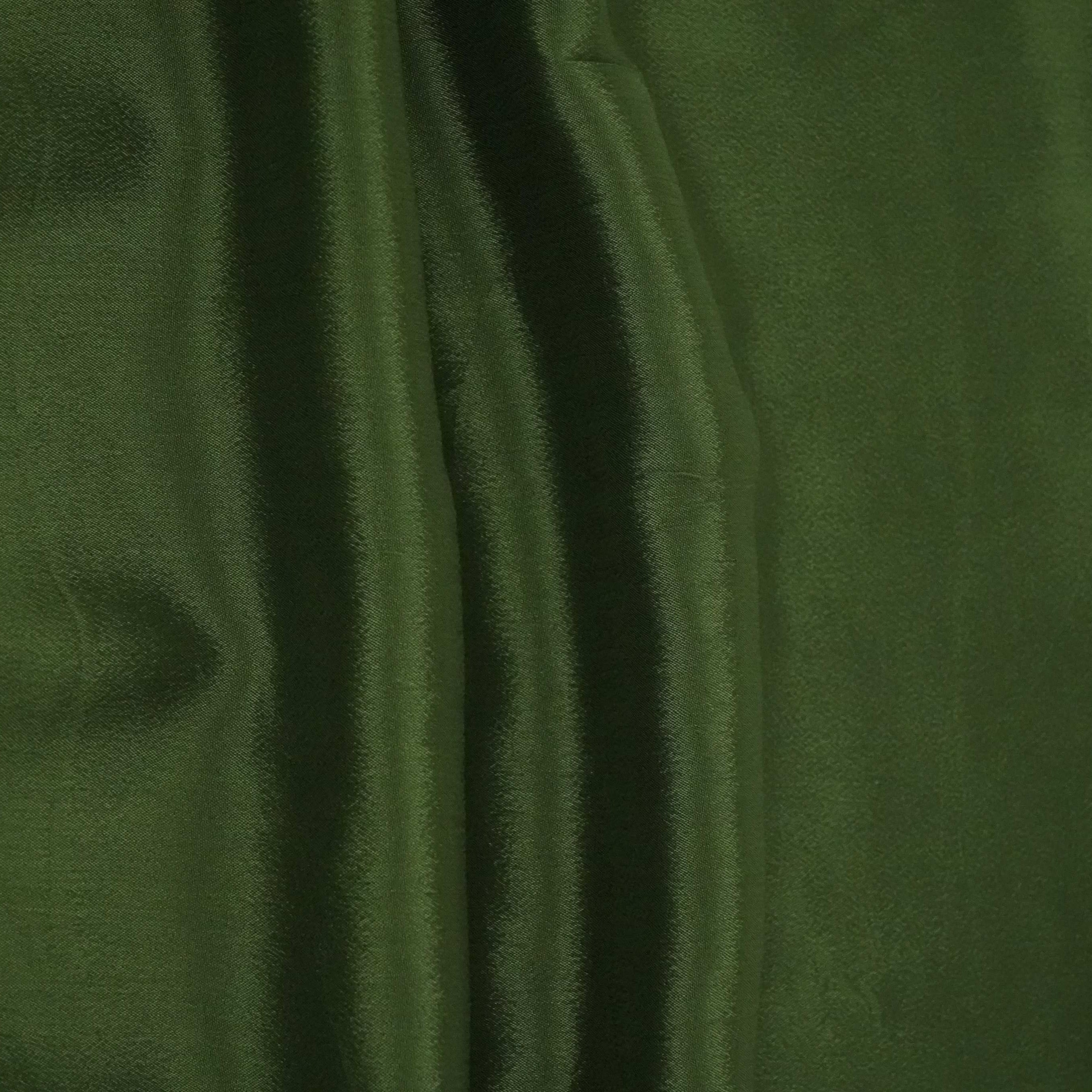 Mehendi Green Solid Chinon Fabric NFC-05 - TradeUNO