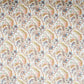 Off White with Green Floral Print Cotton Mulmul Fabric PG-30469
