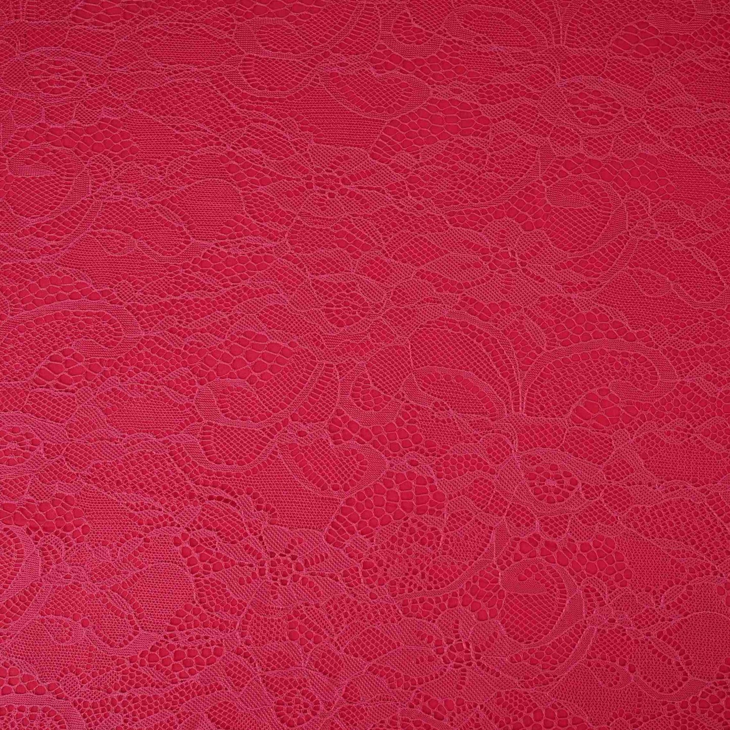 Maroon Floral Embroidery Lace Fabric LI-32189