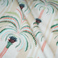 White Floral Print Poplin Fabric LSF-30550