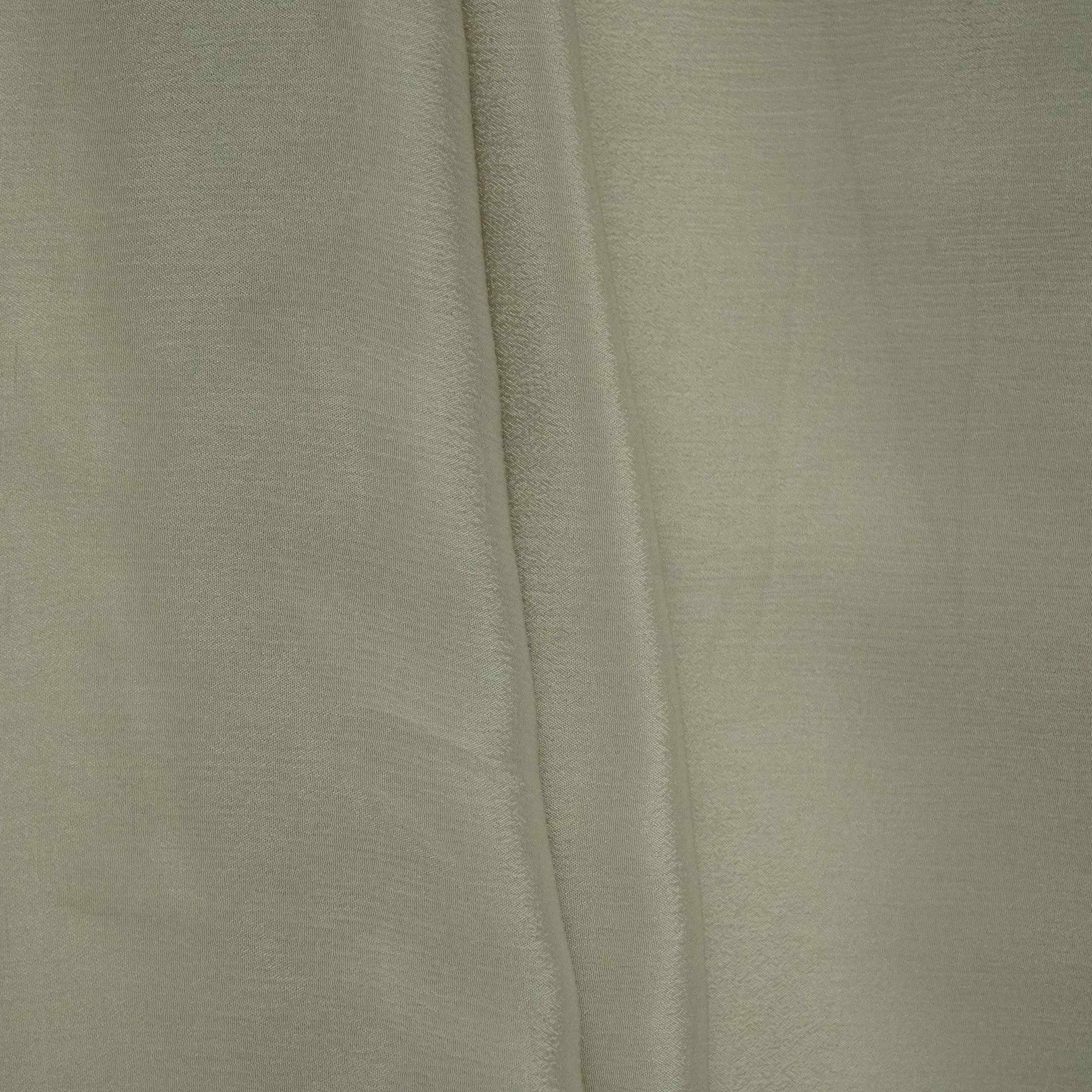 Grey Solid Chinon Fabric NFC-21 - TradeUNO