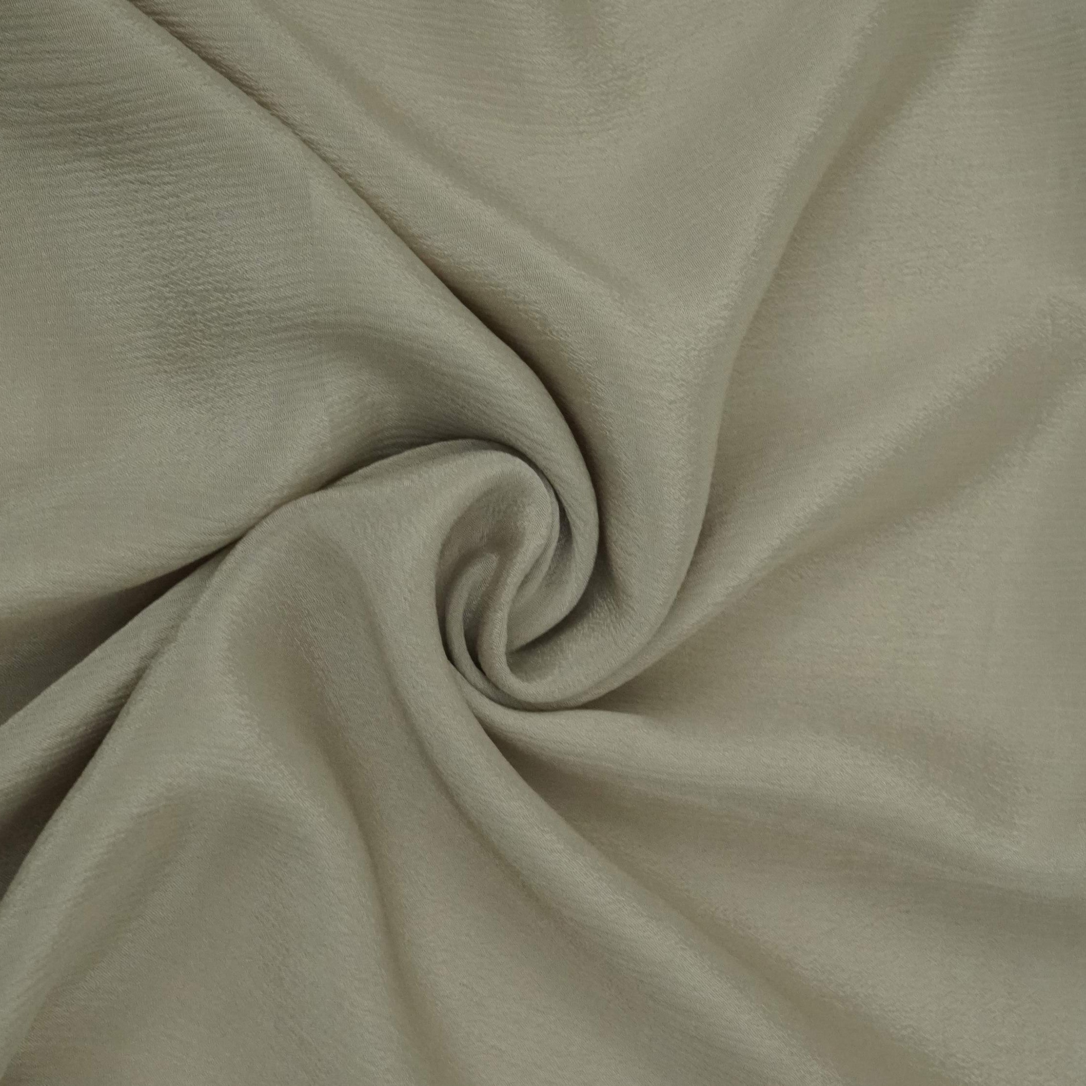 Grey Solid Chinon Fabric NFC-21 - TradeUNO