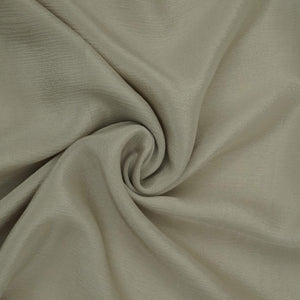 Grey Solid Chinon Fabric NFC-21 - TradeUNO
