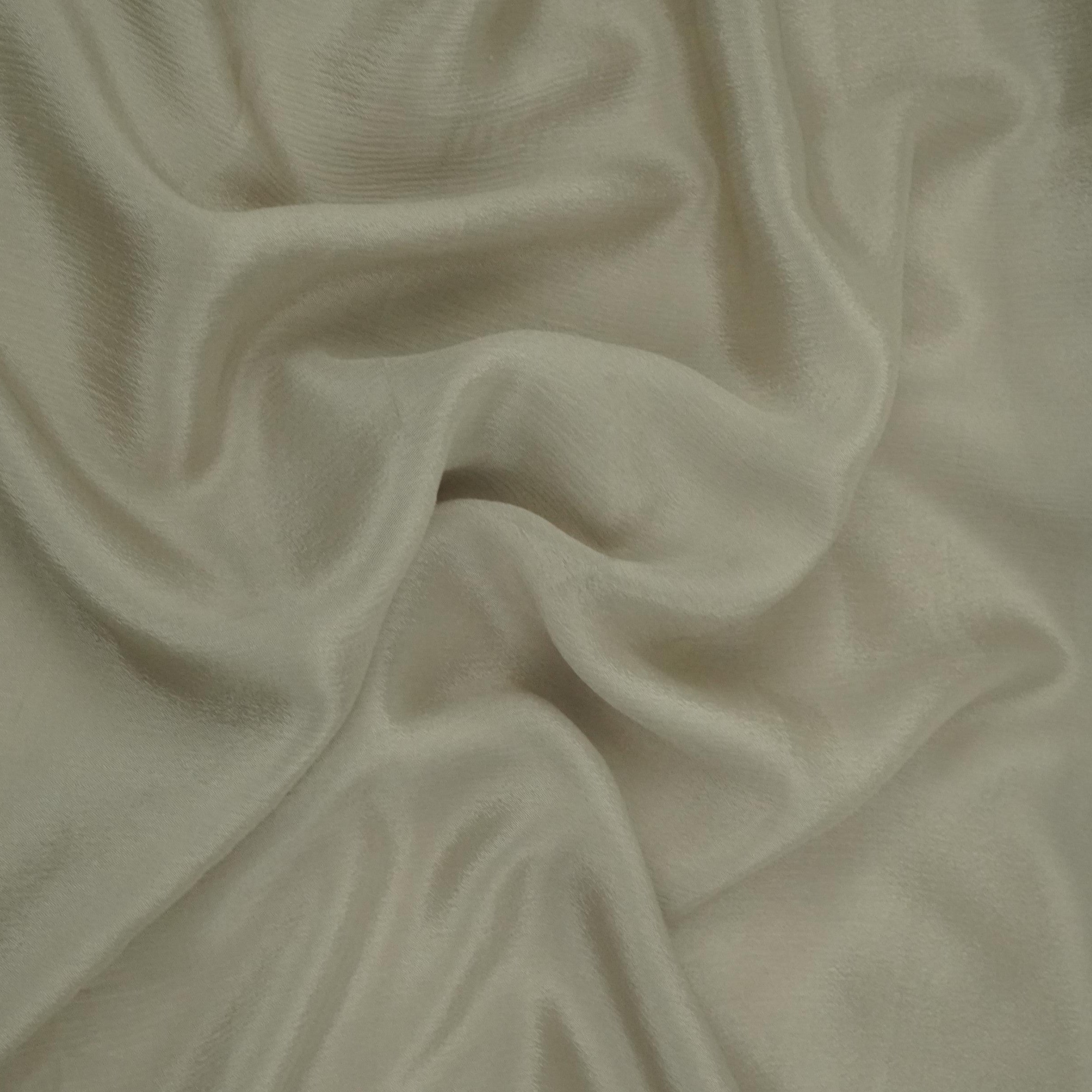 Grey Solid Chinon Fabric NFC-21 - TradeUNO