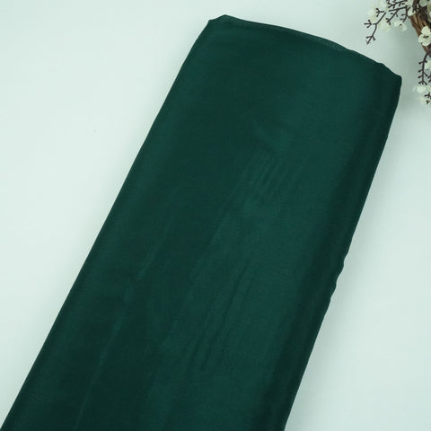 Teal Green Solid Chinon Fabric NFC-07