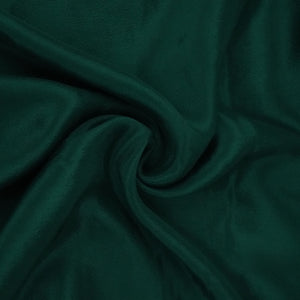 Teal Green Solid Chinon Fabric NFC-07 - TradeUNO