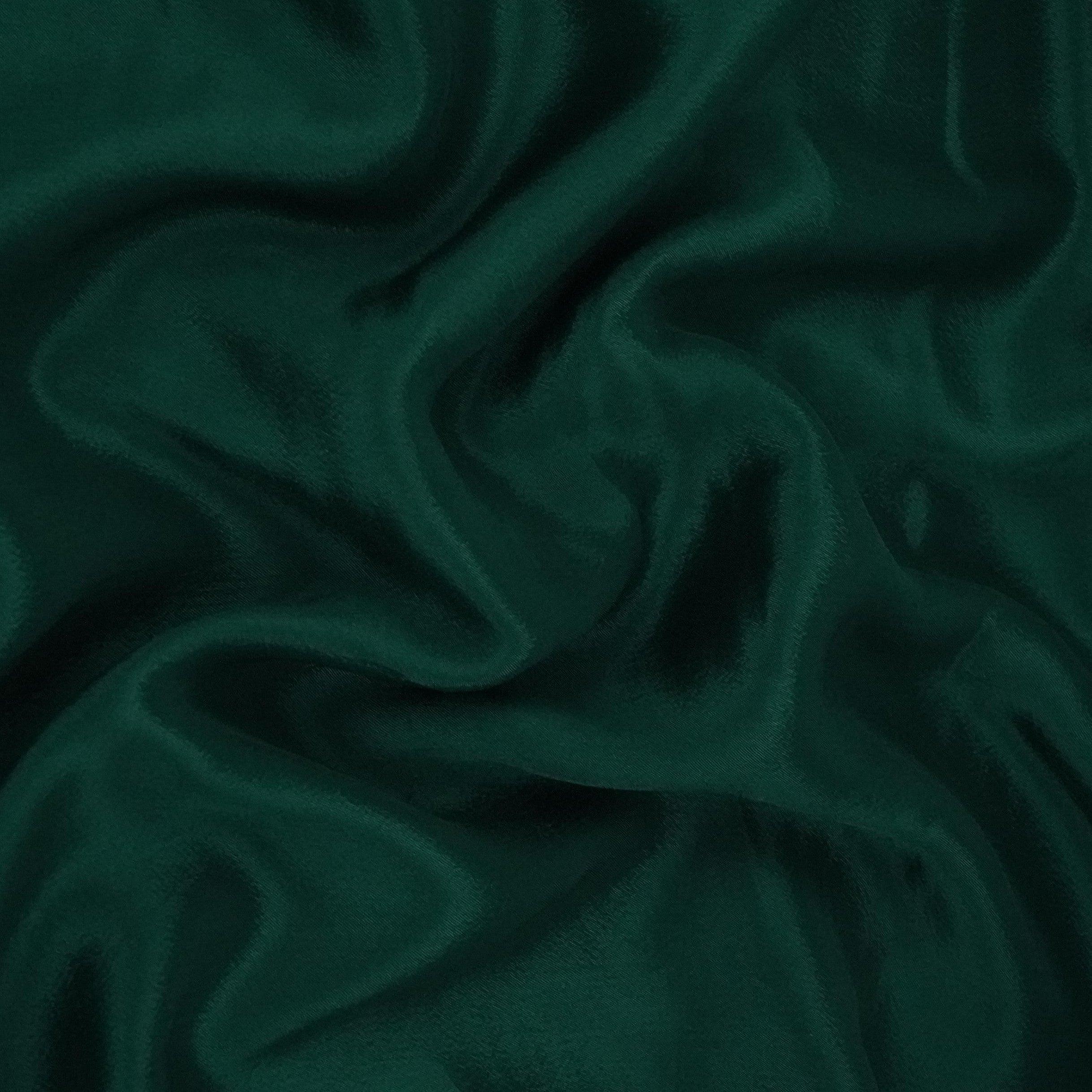Teal Green Solid Chinon Fabric NFC-07 - TradeUNO