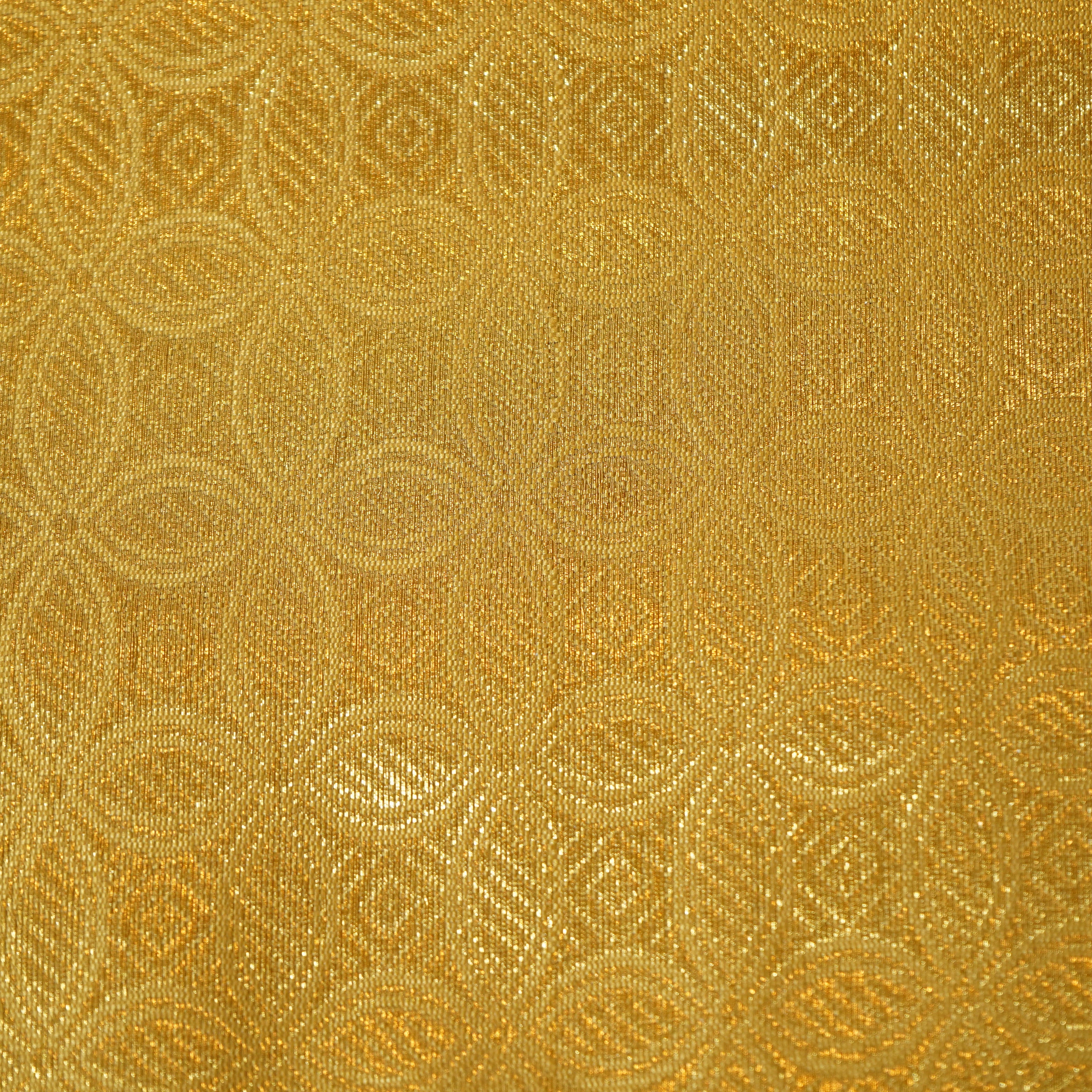 Golden Zari Tanchui Brocade Fabric 19194