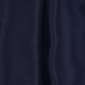 Navy Blue Solid Chinon Fabric NFC-08 - TradeUNO