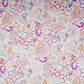 Off White Floral Print Cotton Mulmul Fabric PG-30387