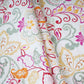 Off White Floral Print Cotton Mulmul Fabric PG-30387
