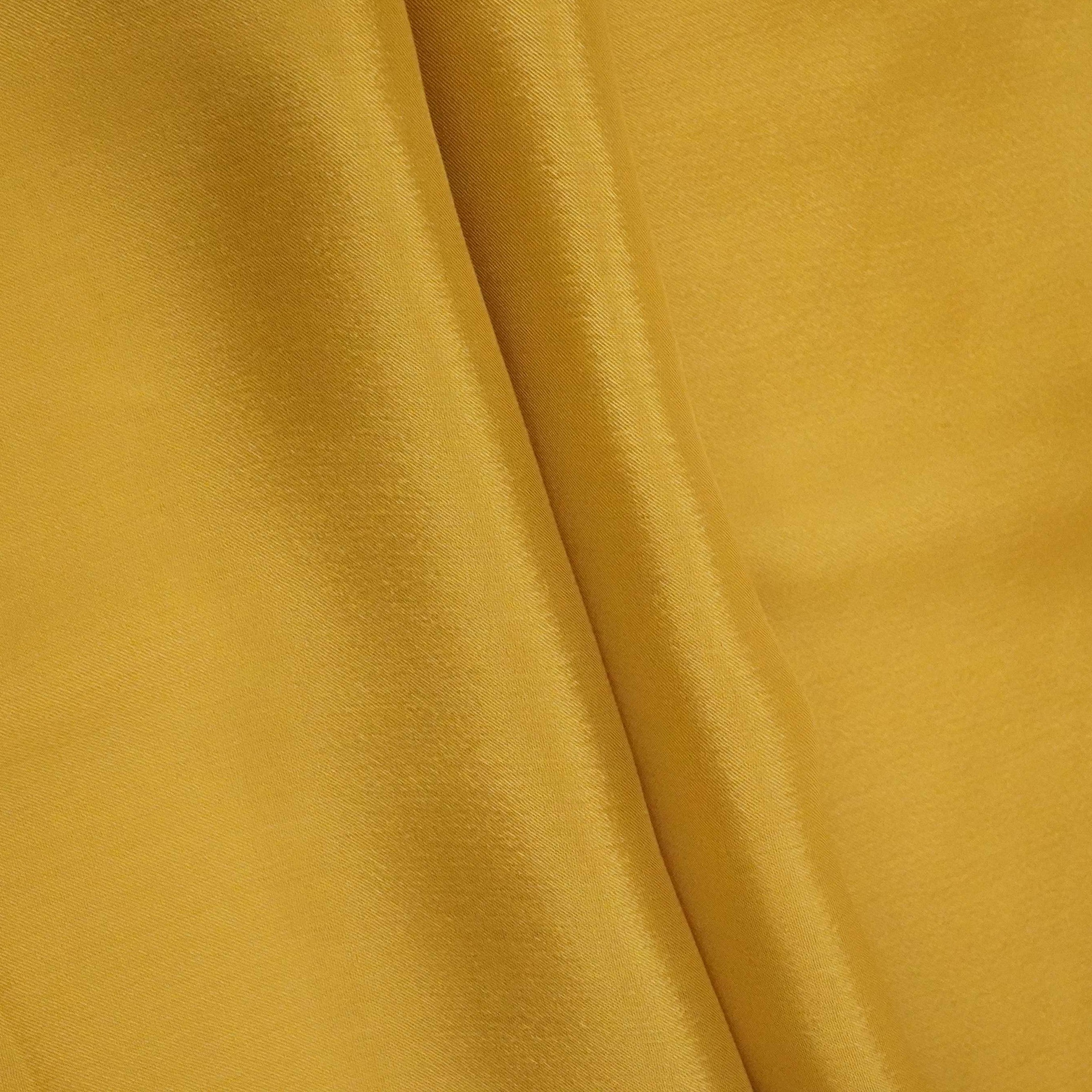 Yellow Solid Chinon Fabric NFC-12 - TradeUNO