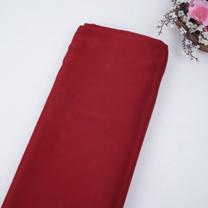 Maroon Solid Chinon Fabric NFC-02 - TradeUNO