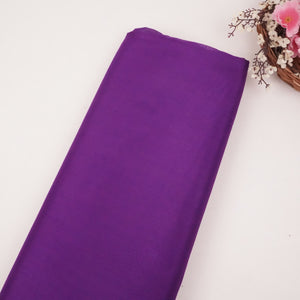 Voilet Solid Chinon Fabric NFC-01 - TradeUNO