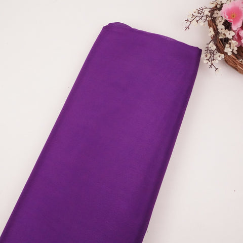 Voilet Solid Chinon Fabric NFC-01